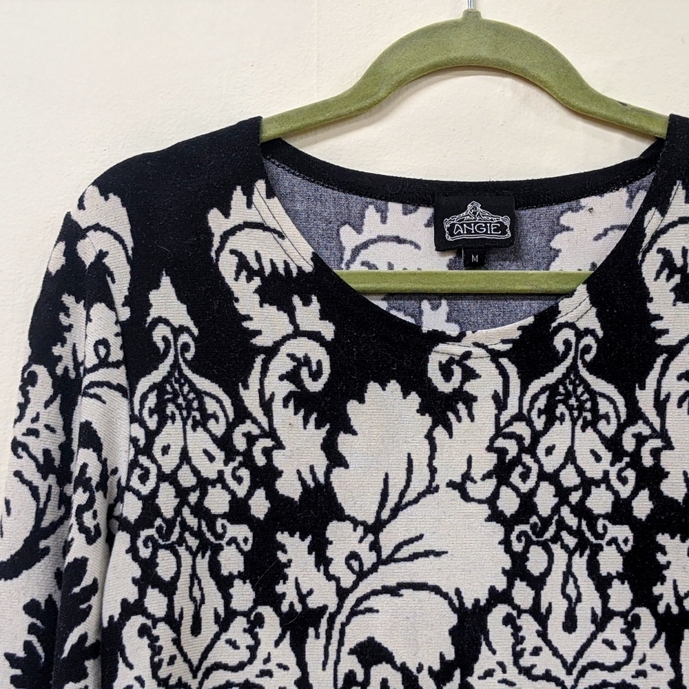 Angie Patterned Sweater Dress (M)